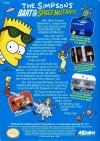 Simpsons, The - Bart vs. the Space Mutants Box Art Back
